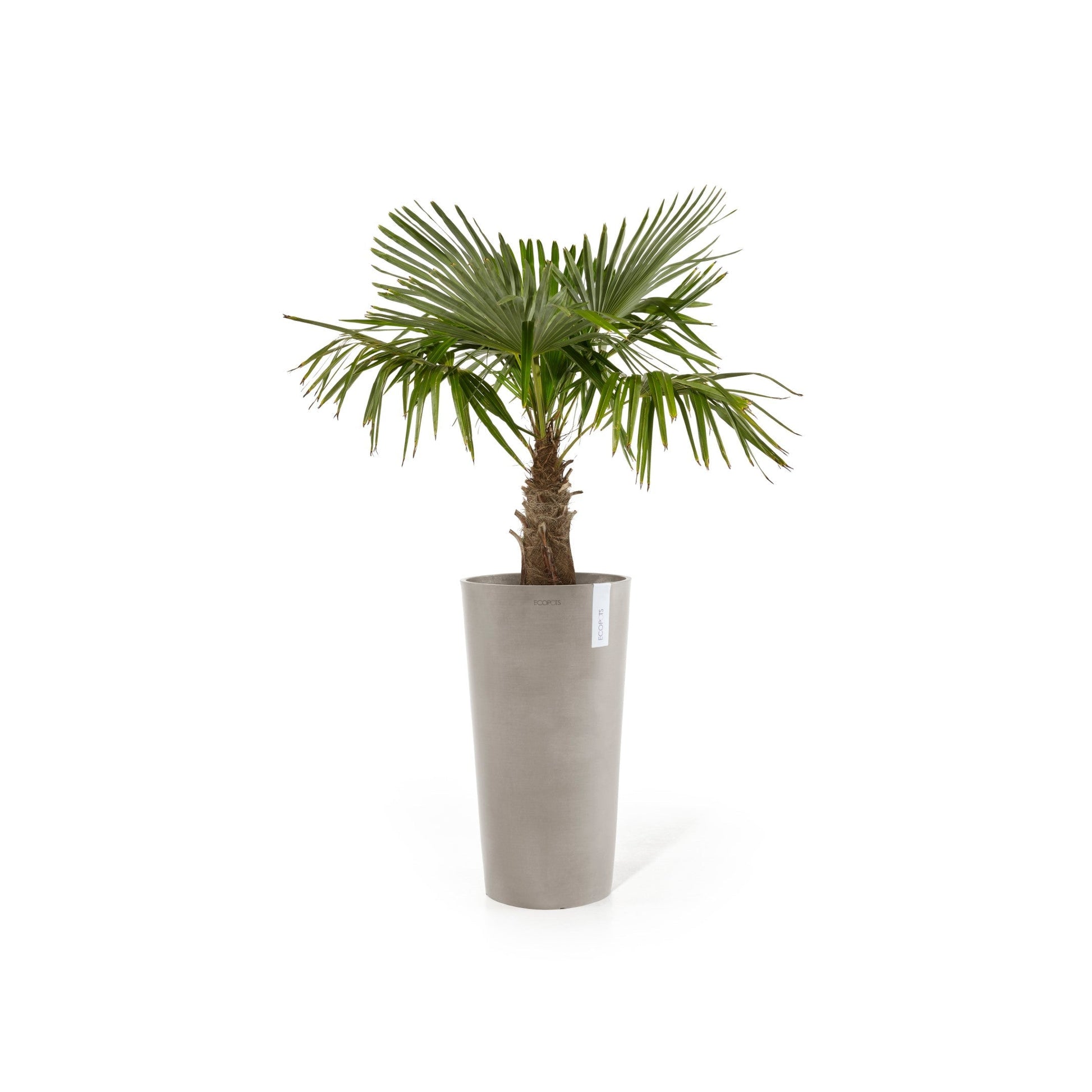 Kukkaruukku - Ecopots - Amsterdam korkea 76cm taupe - Ecopotskauppa - Uuden aikakauden kukkaruukku