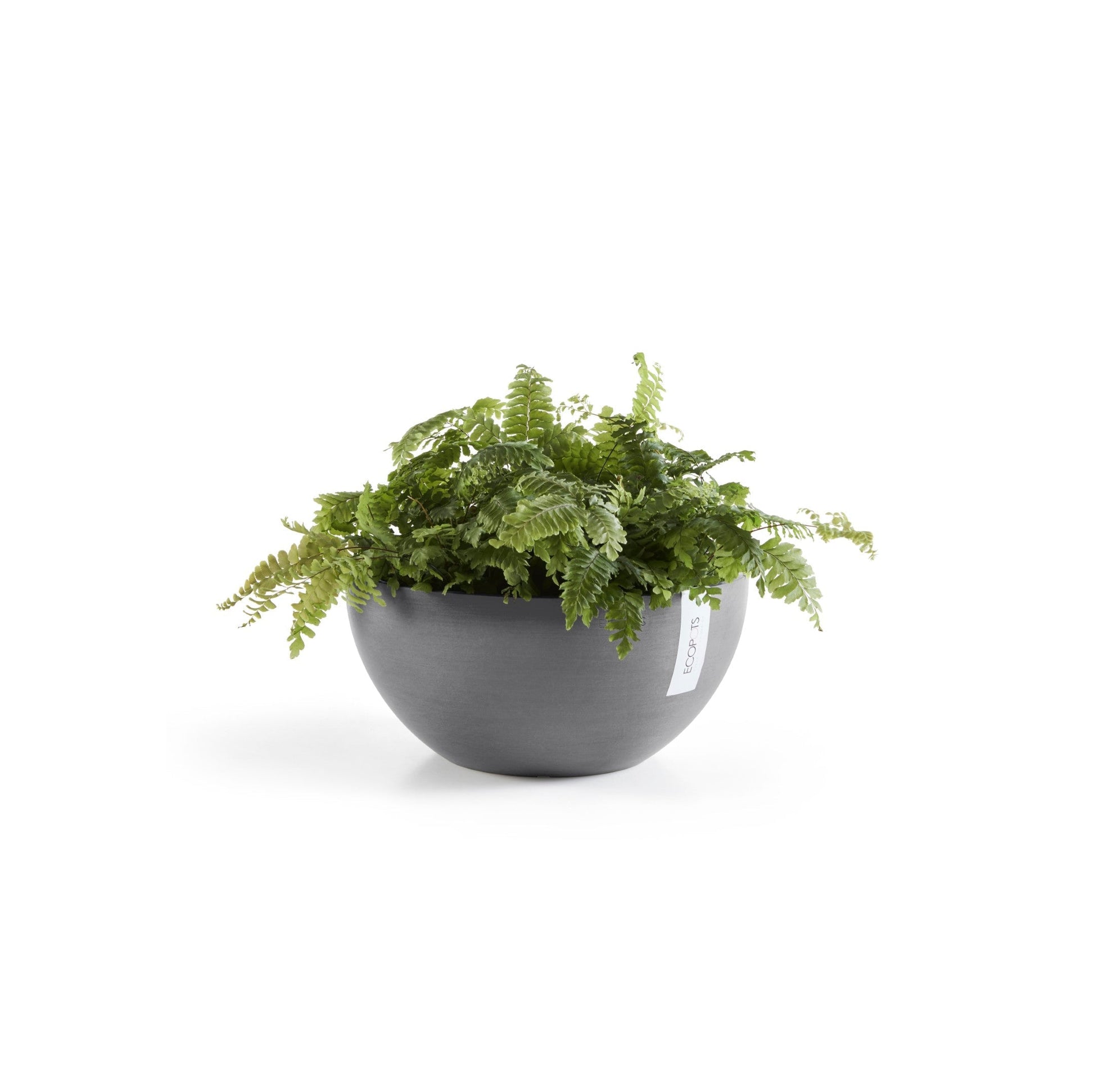 Kukkaruukku - Ecopots - Brysseli 25cm harmaa - Ecopotskauppa - Uuden aikakauden kukkaruukku