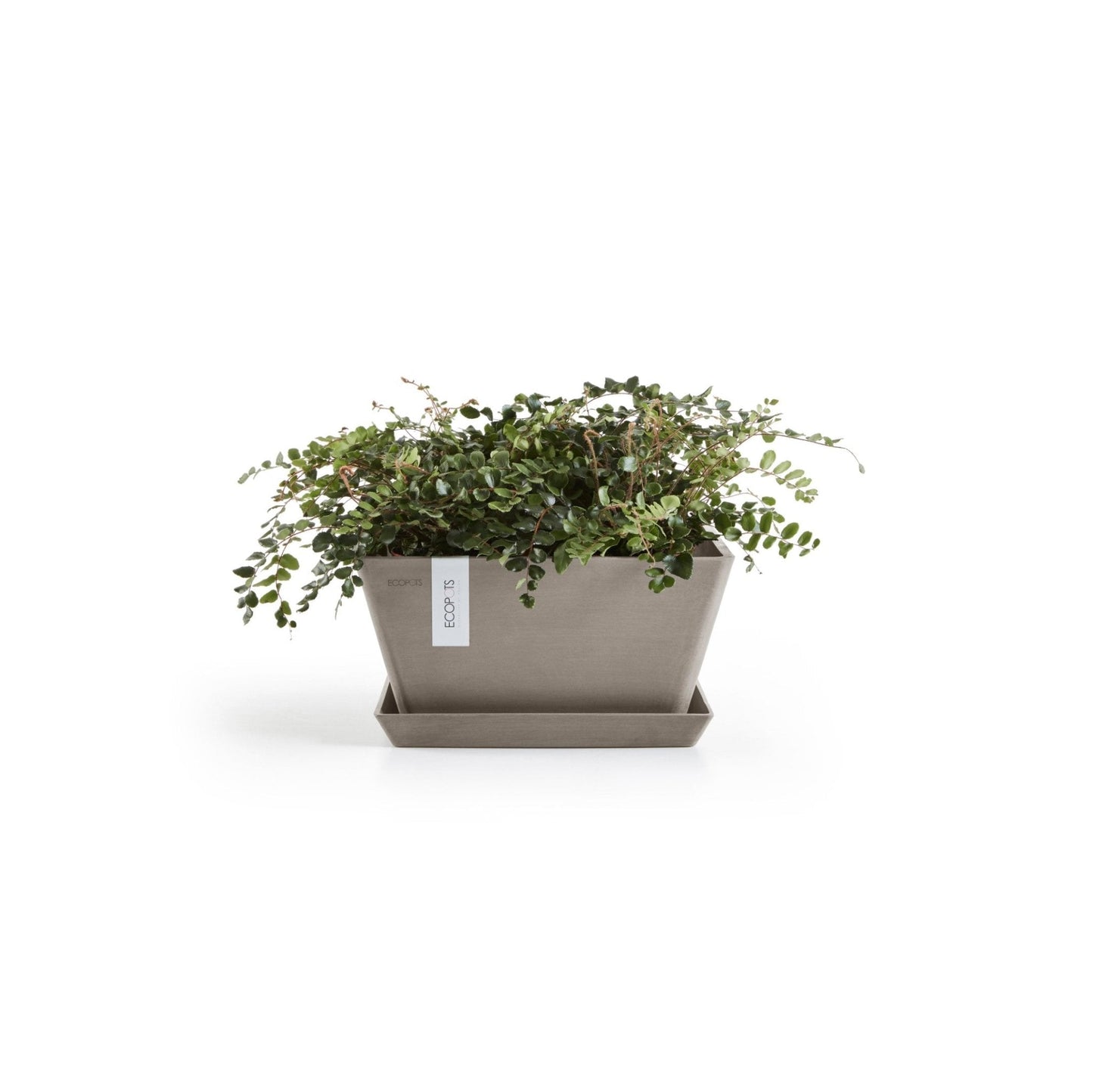 Kukkaruukku - Ecopots - Kukkaruukku Berliini 25cm taupe - Ecopots - Uuden aikakauden kukkaruukku kierrätysmateriaalista