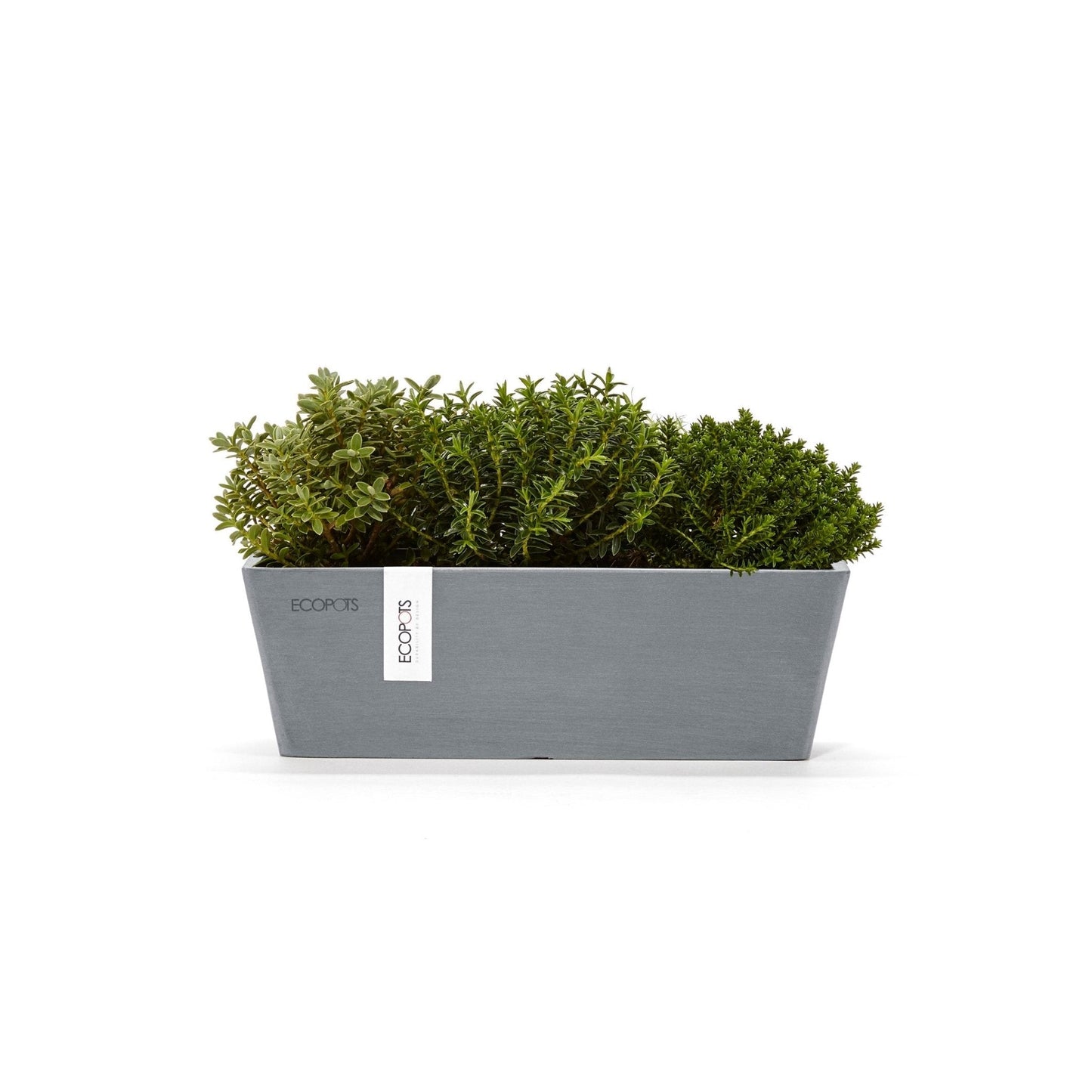 Kukkaruukku - Ecopots - Kukkaruukku Bruge mini 25cm siniharmaa - Ecopots - Uuden aikakauden kukkaruukku kierrätysmateriaalista