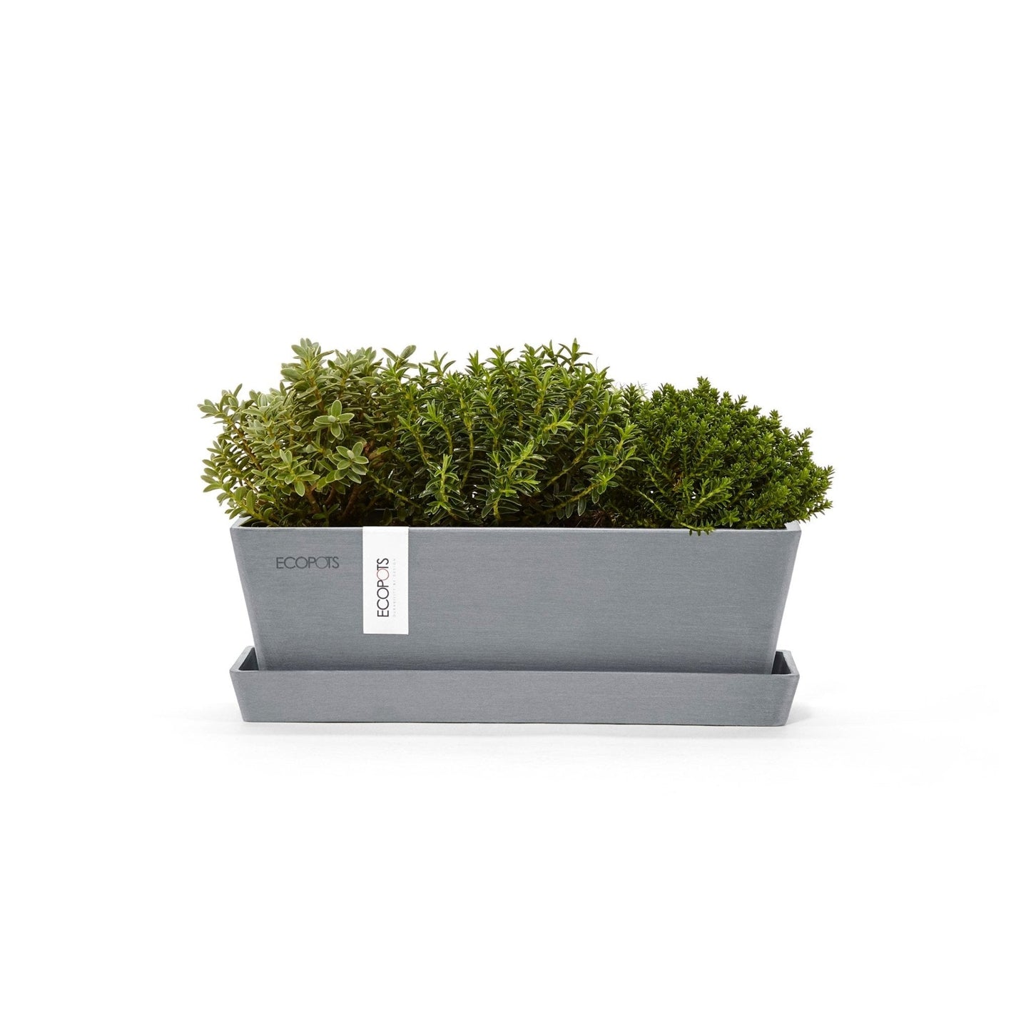 Kukkaruukku - Ecopots - Kukkaruukku Bruge mini 25cm siniharmaa - Ecopots - Uuden aikakauden kukkaruukku kierrätysmateriaalista