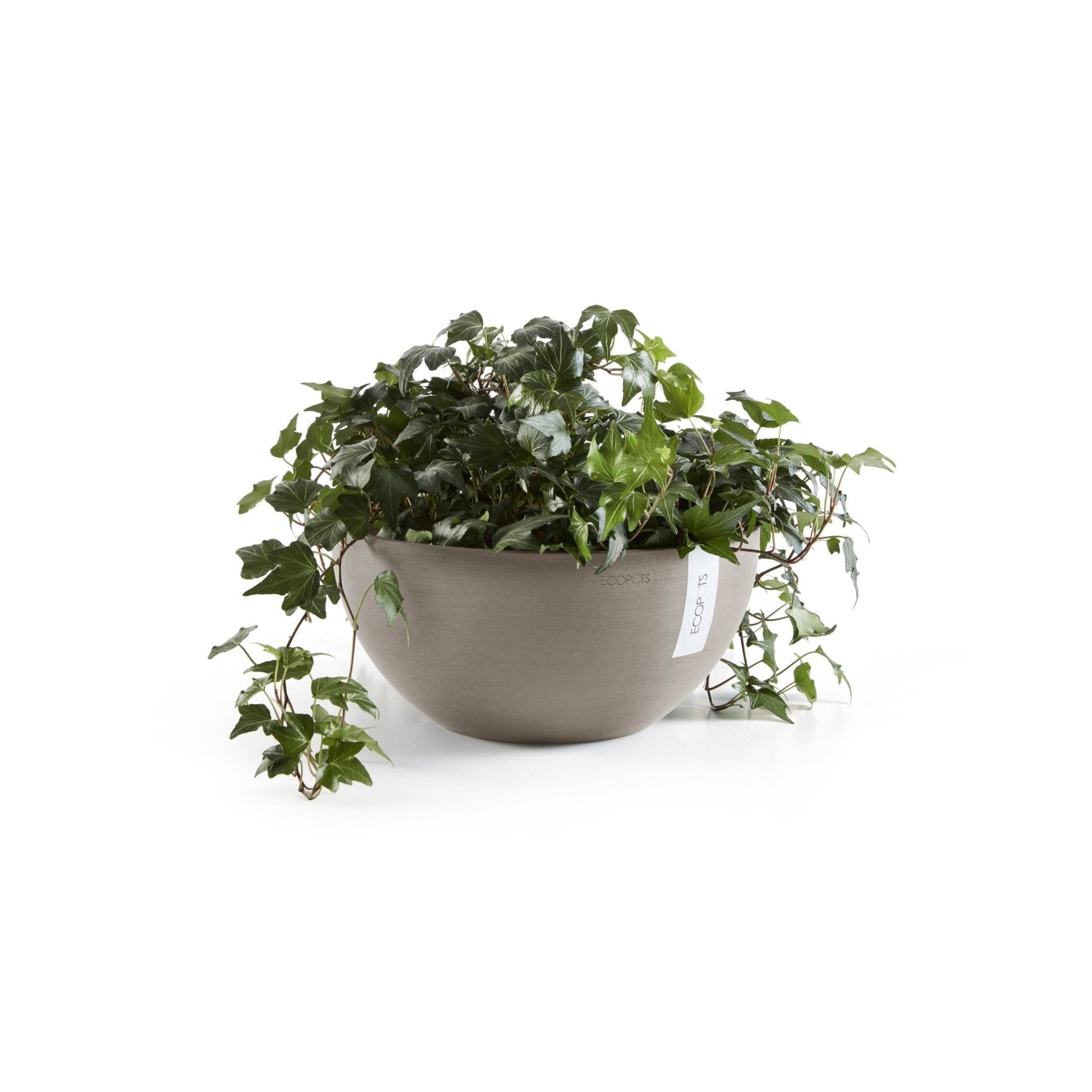 Kukkaruukku - Ecopots - Kukkaruukku Brysseli 30cm taupe - Ecopots - Uuden aikakauden kukkaruukku kierrätysmateriaalista