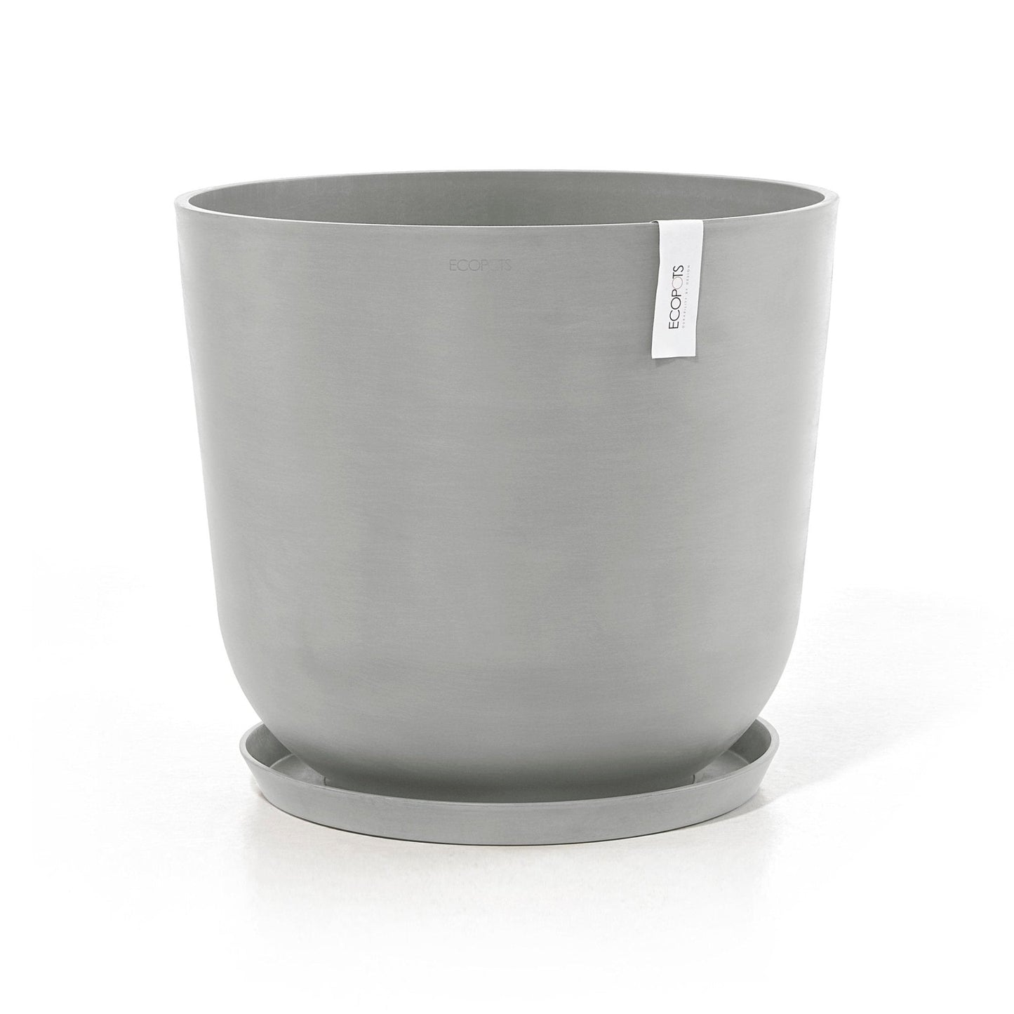 Kukkaruukku - Ecopots - Kukkaruukku Oslo 75cm valkoharmaa - Ecopots - Uuden aikakauden kukkaruukku kierrätysmateriaalista