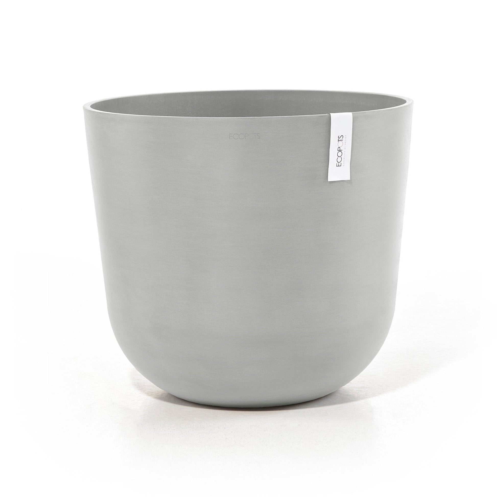 Kukkaruukku - Ecopots - Kukkaruukku Oslo 75cm valkoharmaa - Ecopots - Uuden aikakauden kukkaruukku kierrätysmateriaalista