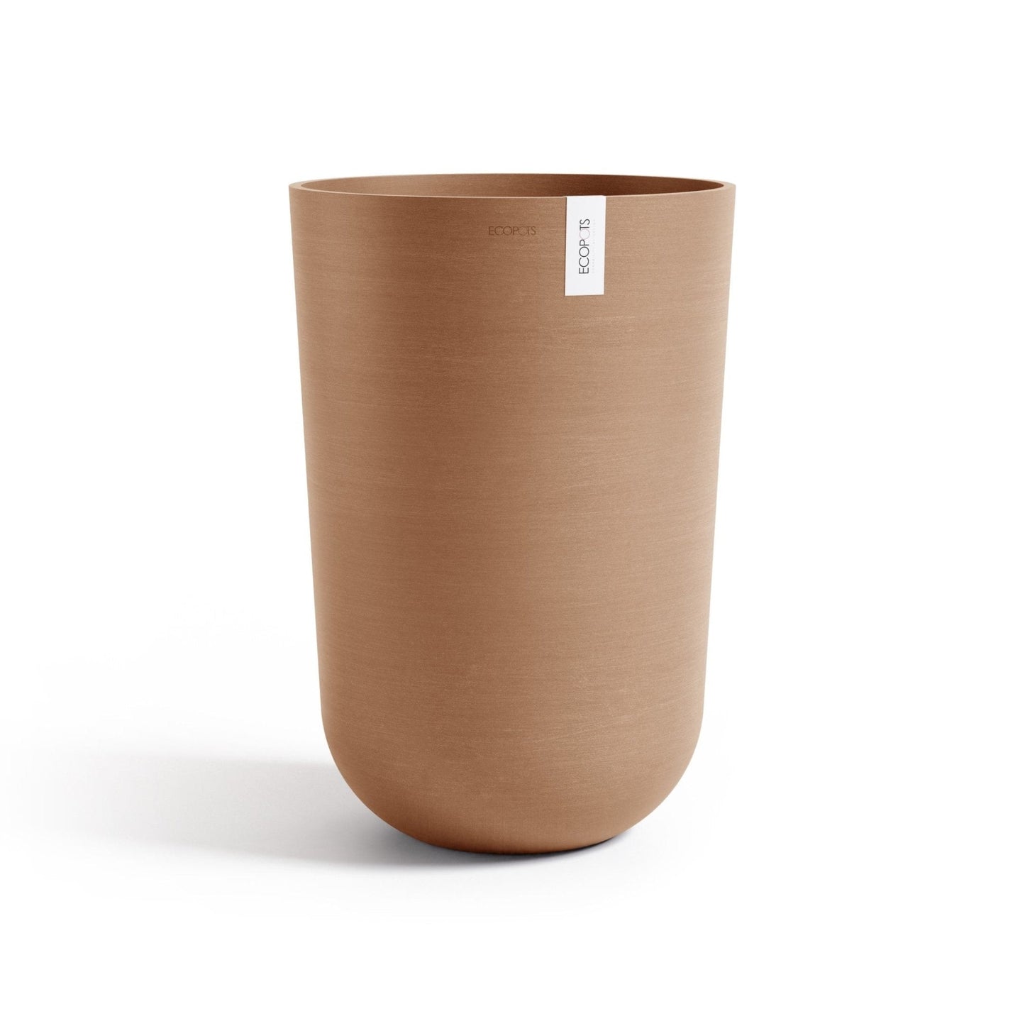 Kukkaruukku - Ecopots - Kukkaruukku Oslo korkea 52cm terracotta - Ecopots - Uuden aikakauden kukkaruukku kierrätysmateriaalista