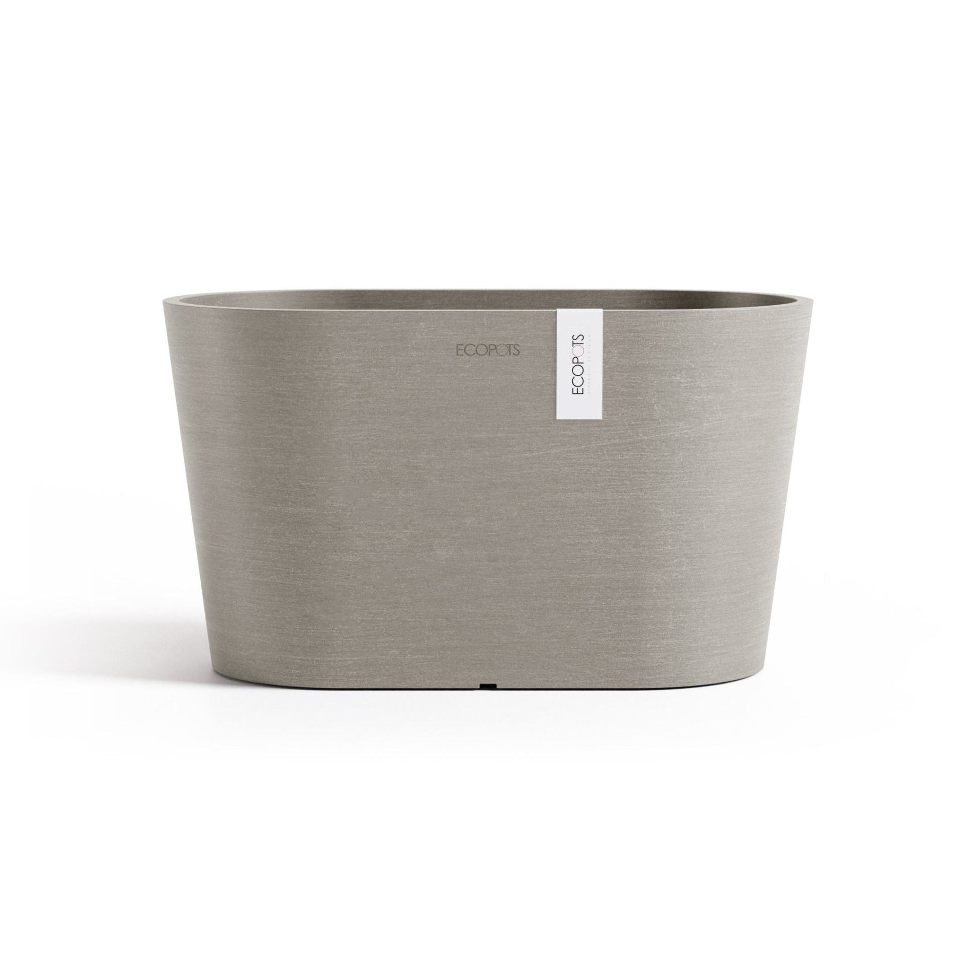 Kukkaruukku - Ecopots - Kukkaruukku Tokio 30cm taupe - Ecopots - Uuden aikakauden kukkaruukku kierrätysmateriaalista