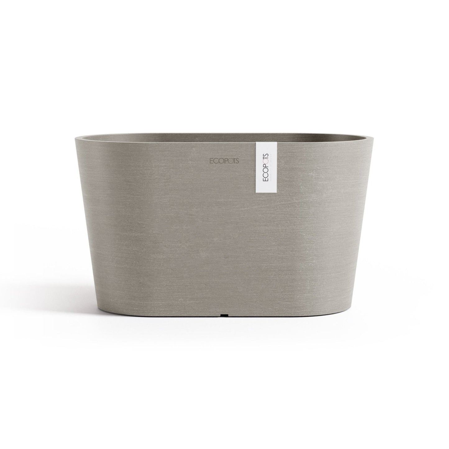 Kukkaruukku - Ecopots - Kukkaruukku Tokio 40cm taupe - Ecopots - Uuden aikakauden kukkaruukku kierrätysmateriaalista