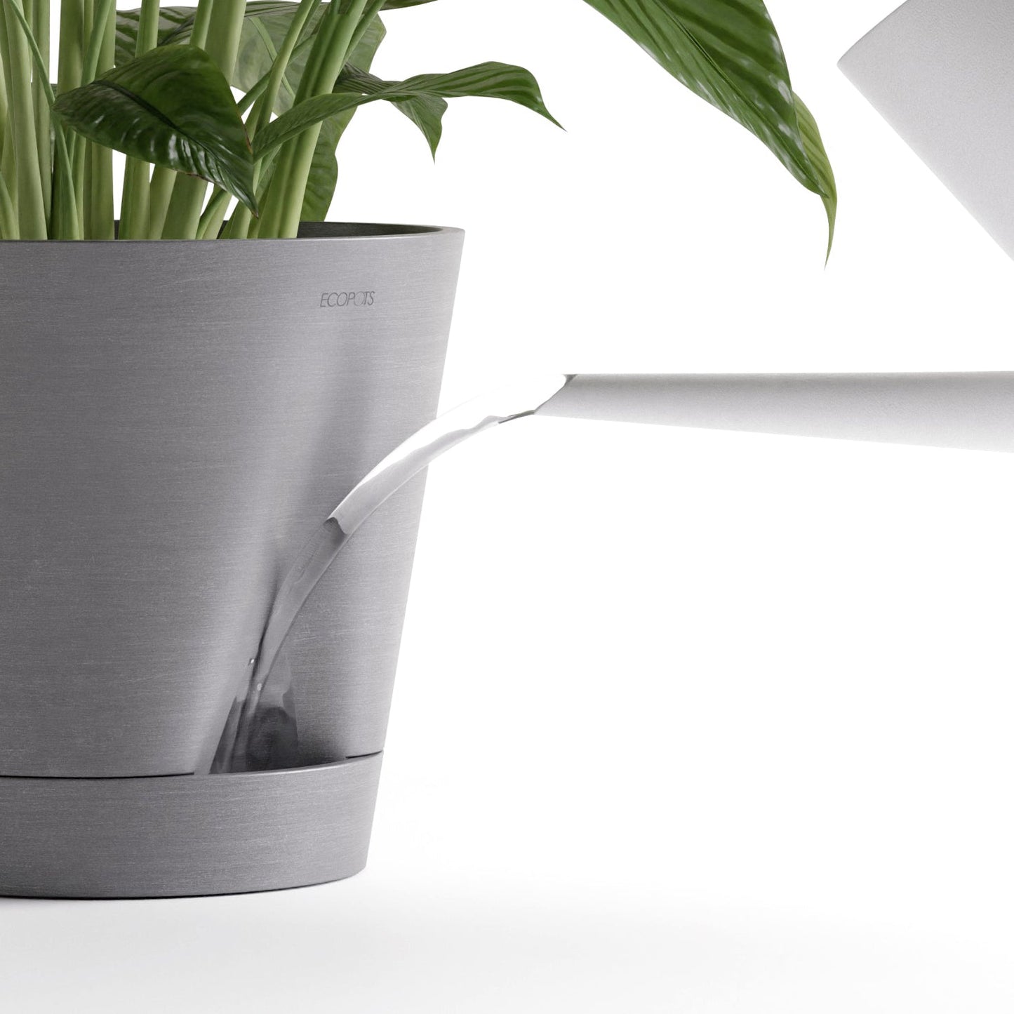 Kukkaruukku - Ecopots - Venetsia 2.0 40cm taupe - Ecopotskauppa - Uuden aikakauden kukkaruukku