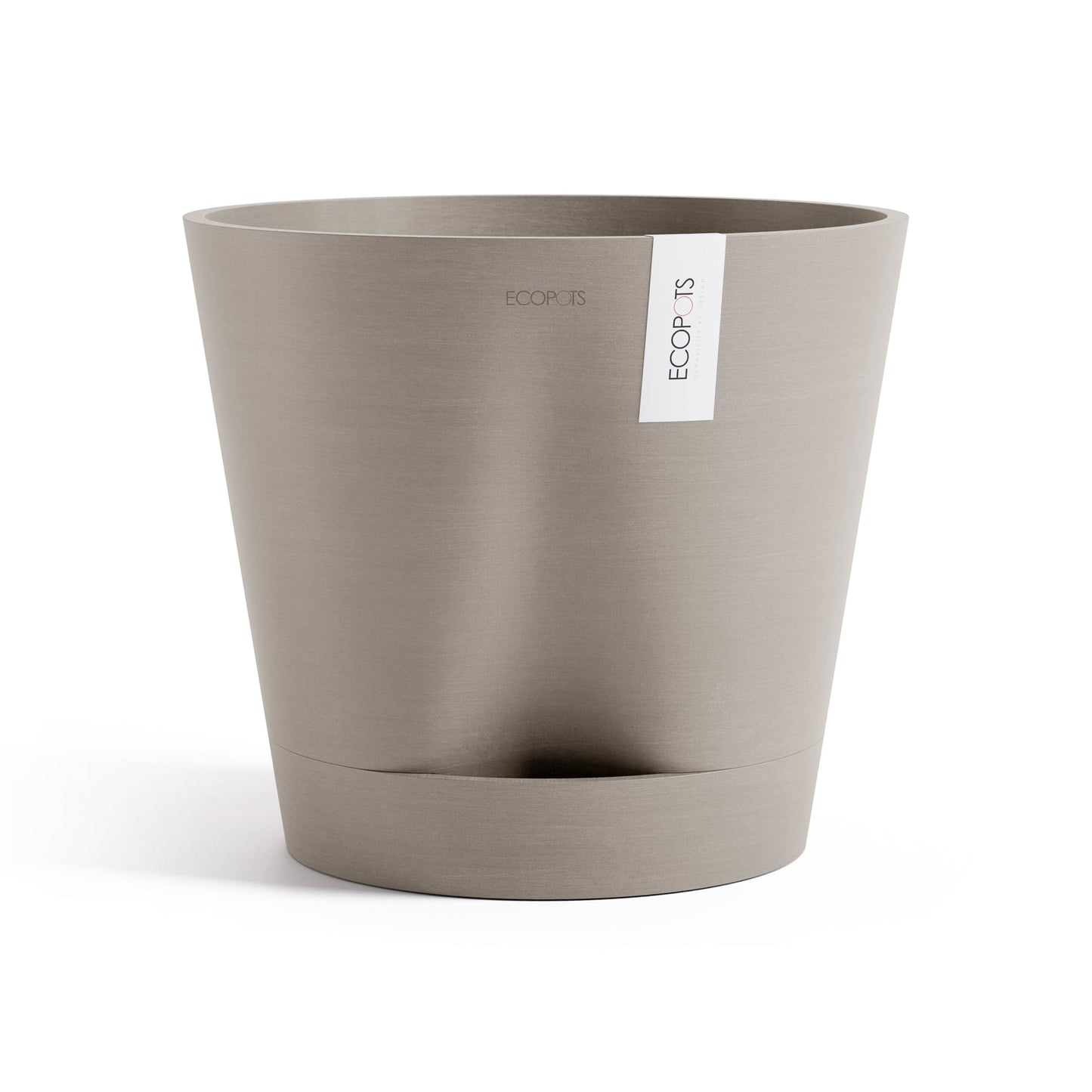 Kukkaruukku - Ecopots - Venetsia 2.0 40cm taupe - Ecopotskauppa - Uuden aikakauden kukkaruukku